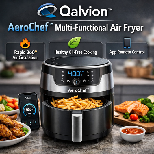 Qalvion™ AeroChef Multi-Functional Air Fryer