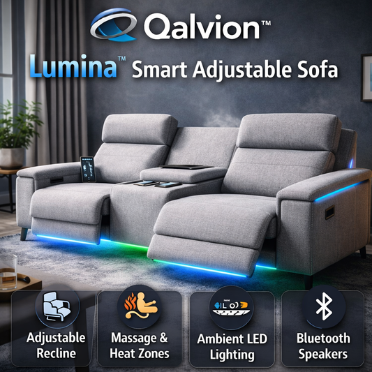 Qalvion™ Lumina Smart Adjustable Sofa